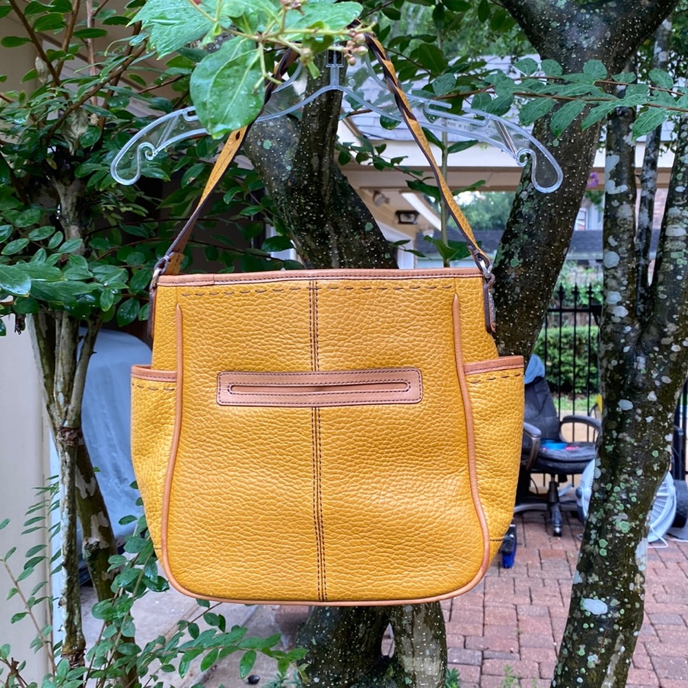 Very cool yellow hobo Brighton bag